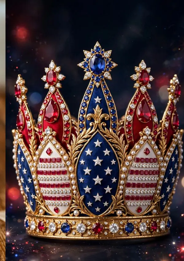Red, White, and Blue Crown