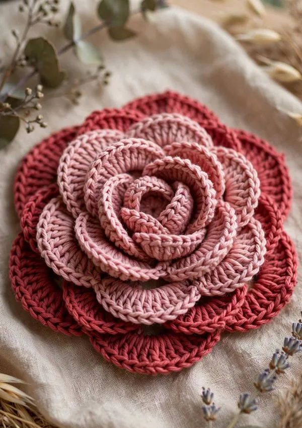 Rose Flower Coaster