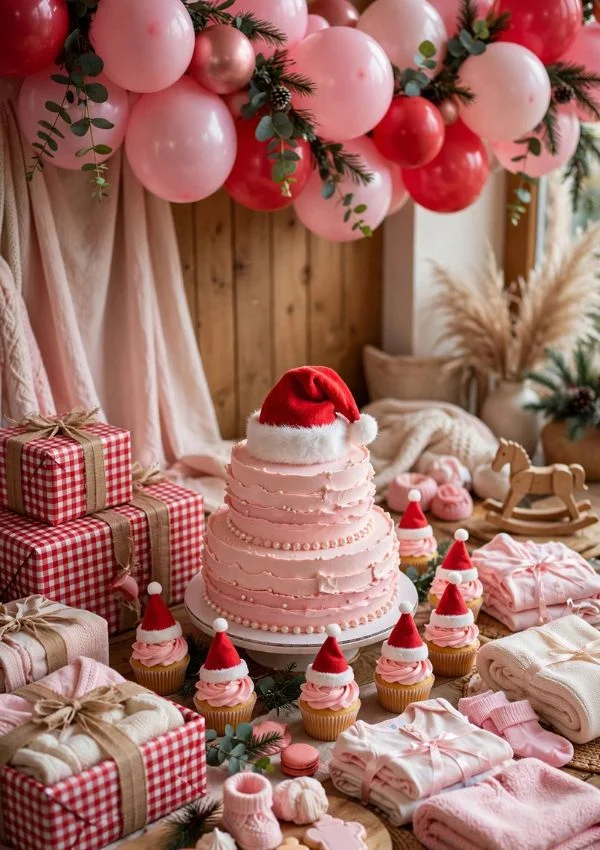 Santa Baby Dessert Table