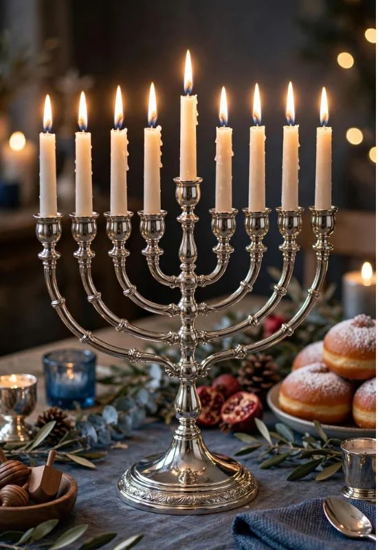 Silver Candle Holders