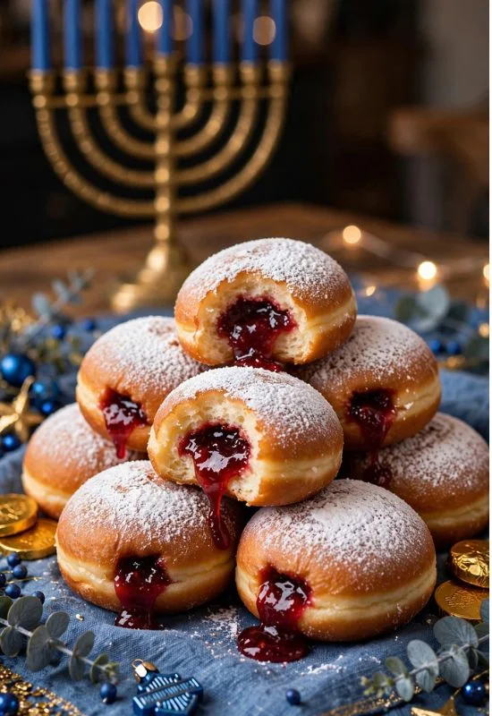 Sufganiyot (Jelly Doughnuts) 