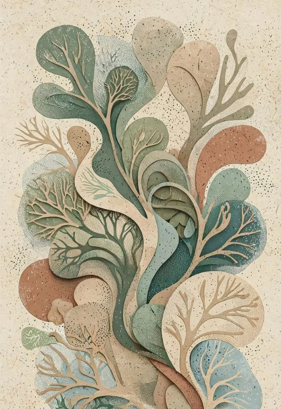 Textured Digital Art Print