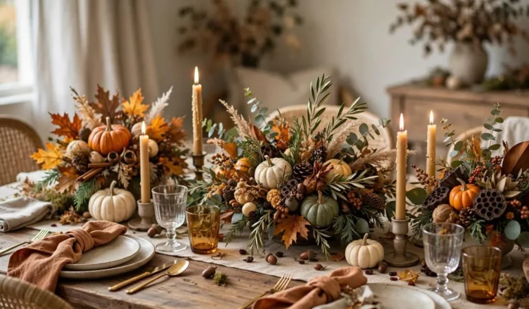 Thanksgiving Centerpieces Table