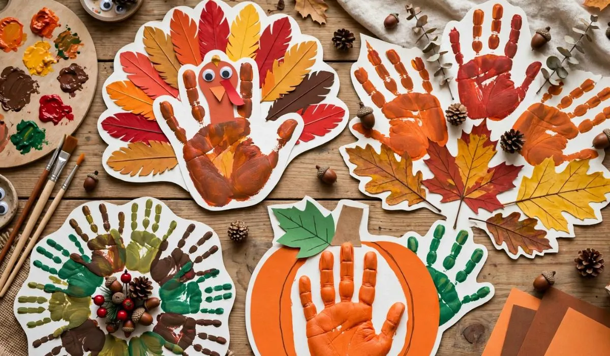 Thanksgiving Handprint Crafts