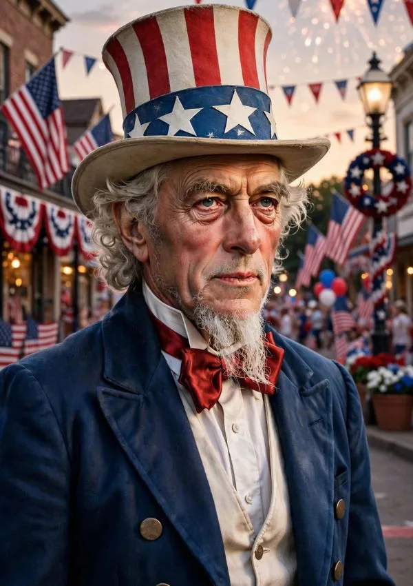 Uncle Sam Top Hat
