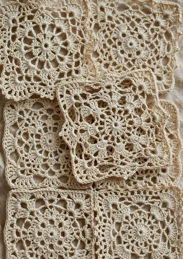 Vintage Lace Granny Square