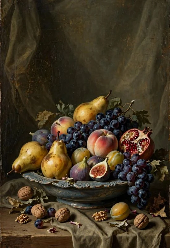 Vintage Still Life Painting