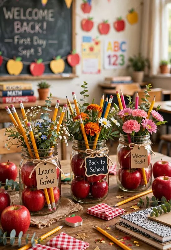 Apple Centerpieces
