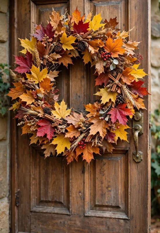 Autumn Leaf Wreath