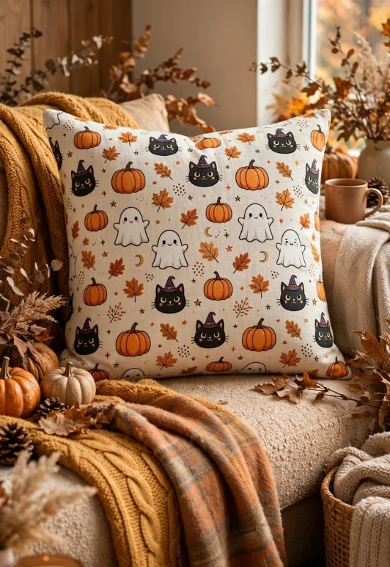 Autumn Throw Pillow Cover