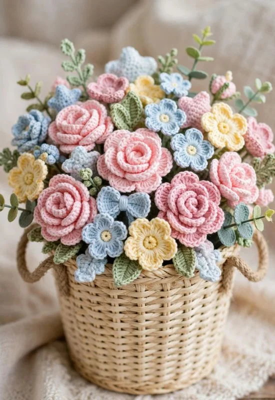 Baby Shower Flower Bucket
