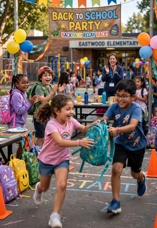 Backpack Relay Race