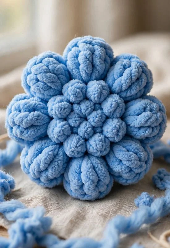 Blue Rose Crochet