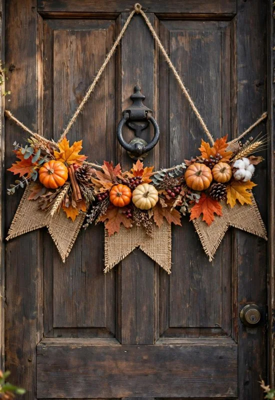 Burlap Door Hanger