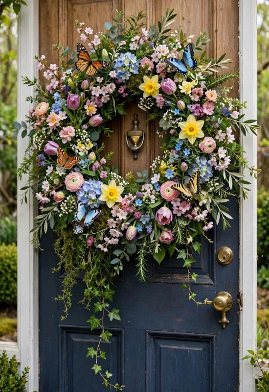 Butterfly Garden Wreath