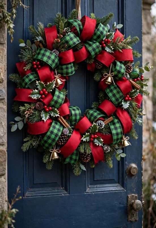 Christmas Ribbon Wreath
