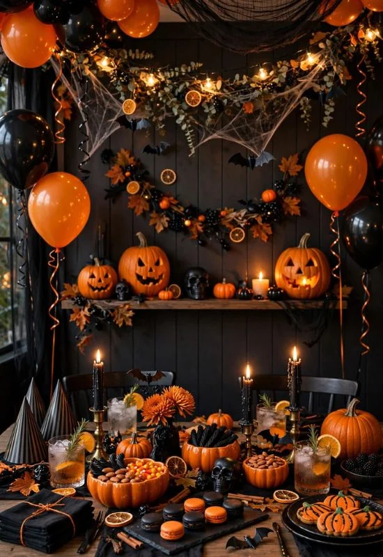 Classic Black and Orange Party