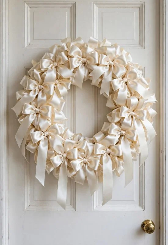 Classic Bow Ribbon Wreath