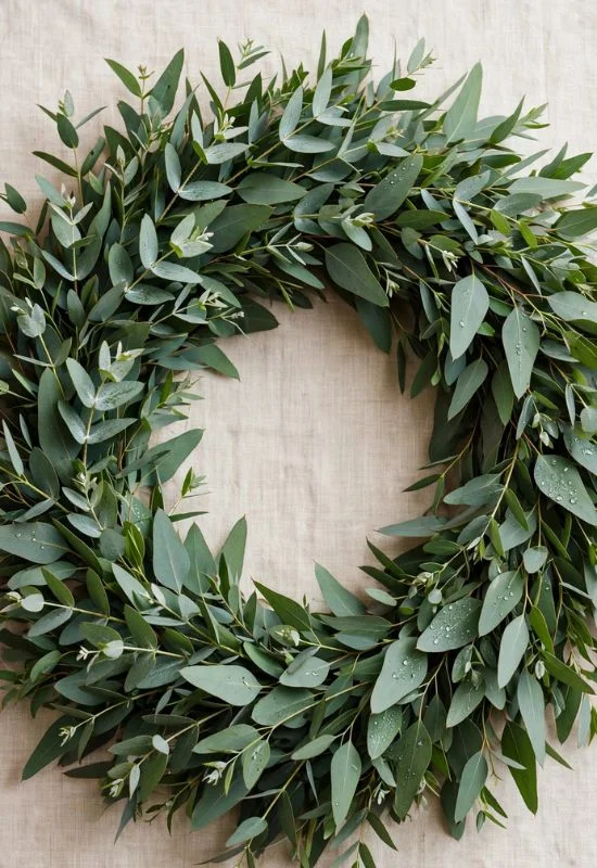 Classic Green Eucalyptus Wreath