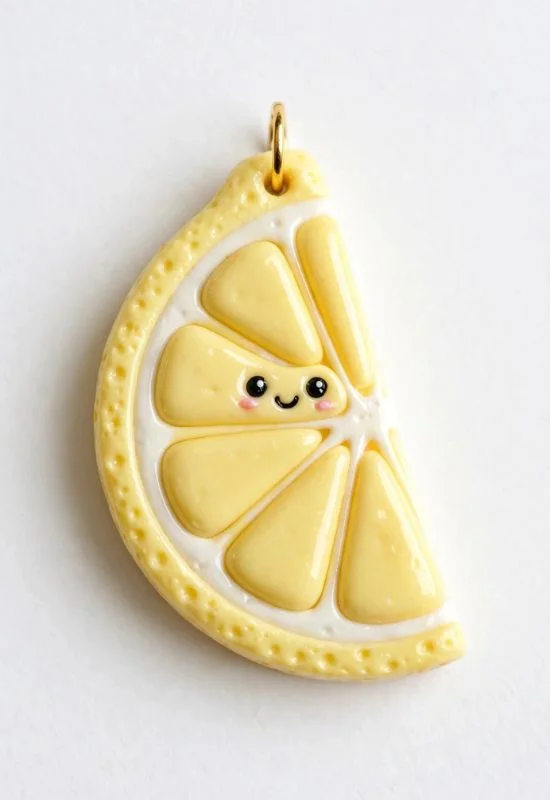 Clay Lemon Charm