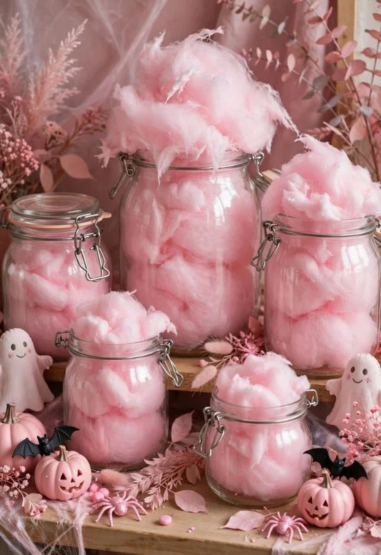 Cotton Candy Candy Jars