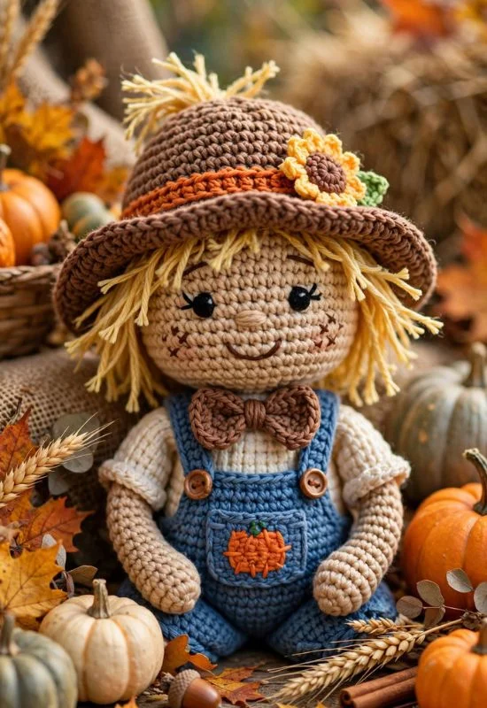 Crochet Scarecrow Amigurumi