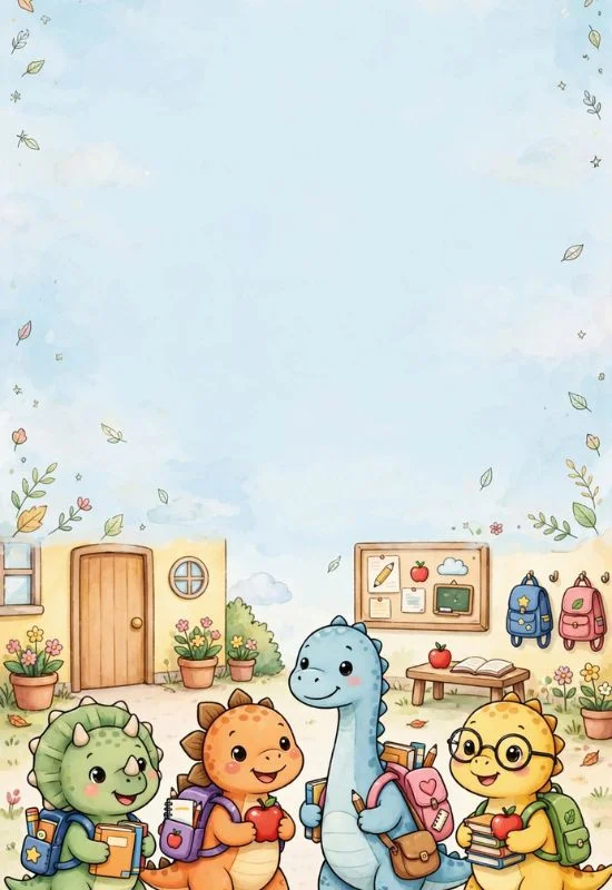 Dino School Banner