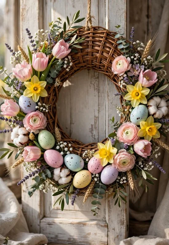 Easter Basket Wreath
