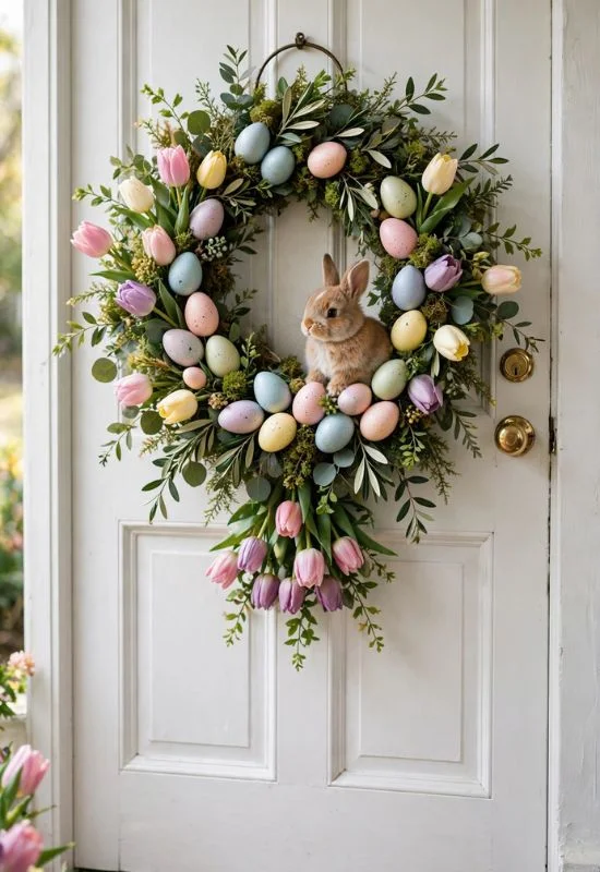 Easter Egg Wreath