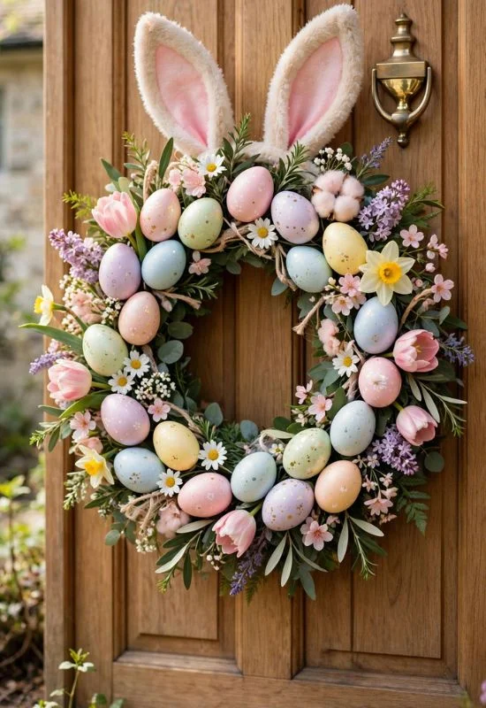 Easter Egg Wreath