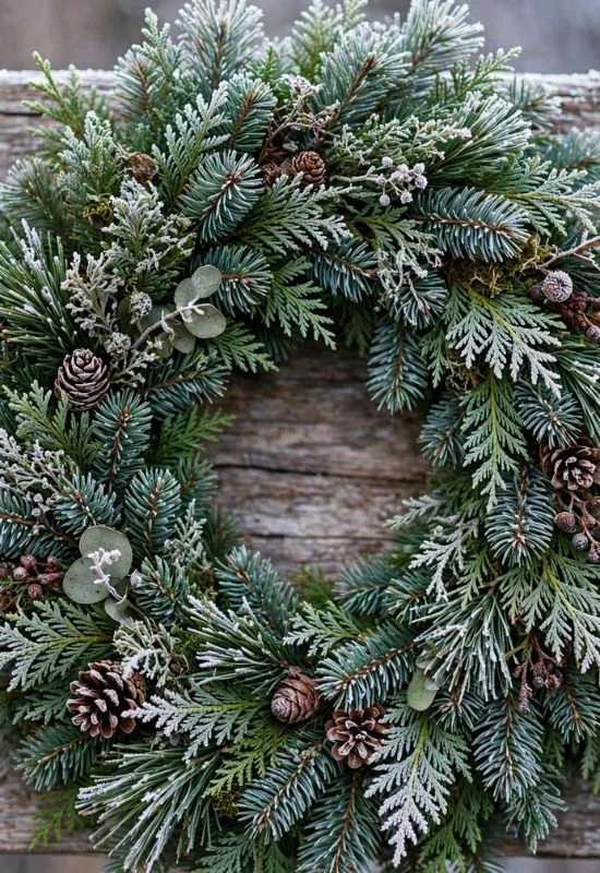 Evergreen Winter Wreath