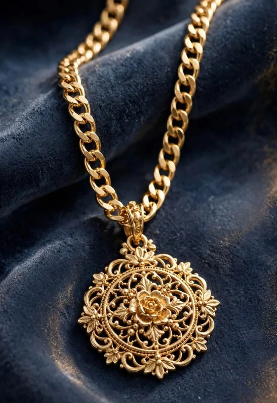 Gold Chain Charm