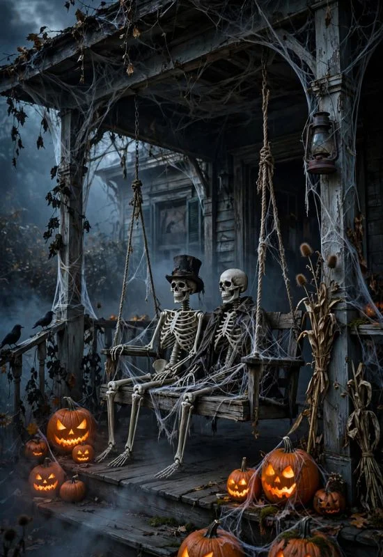 Haunted Porch Swing