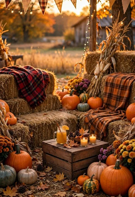 Hay Bale Seating
