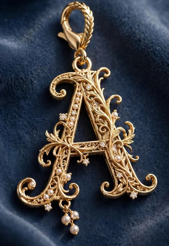 Initial Letter Charm