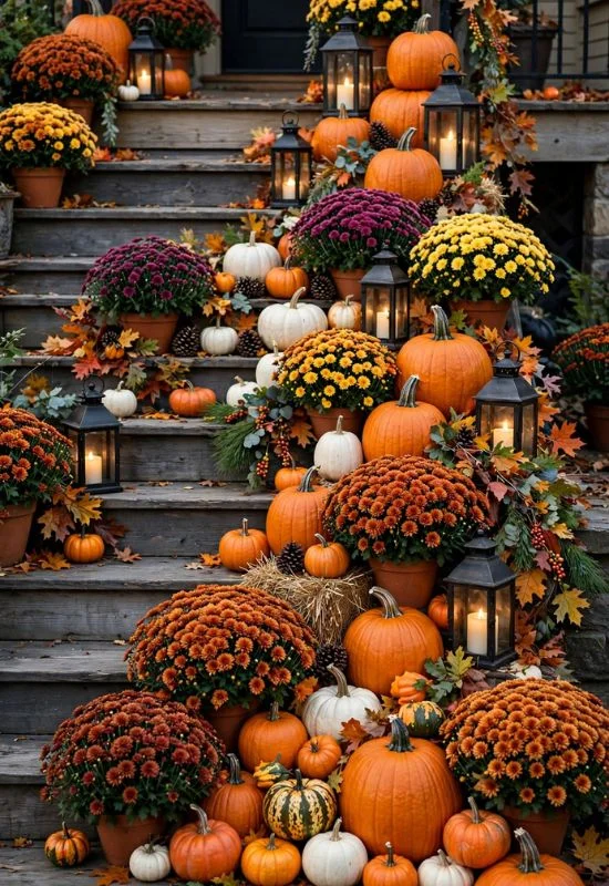Layered Pumpkin Steps