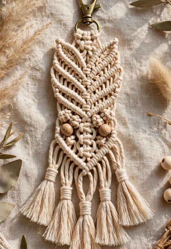 Macramé Bag Charm