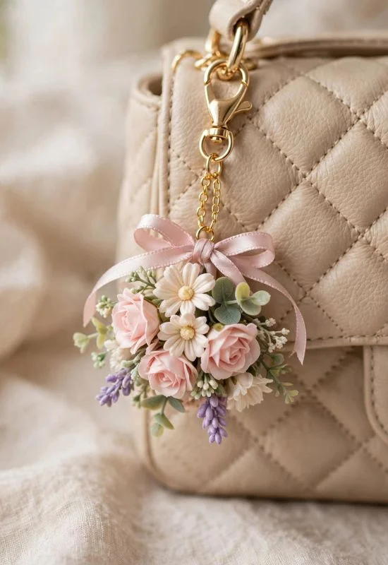 Mini Flower Bouquet Charm