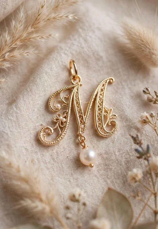 Mini Initial Letter Charm