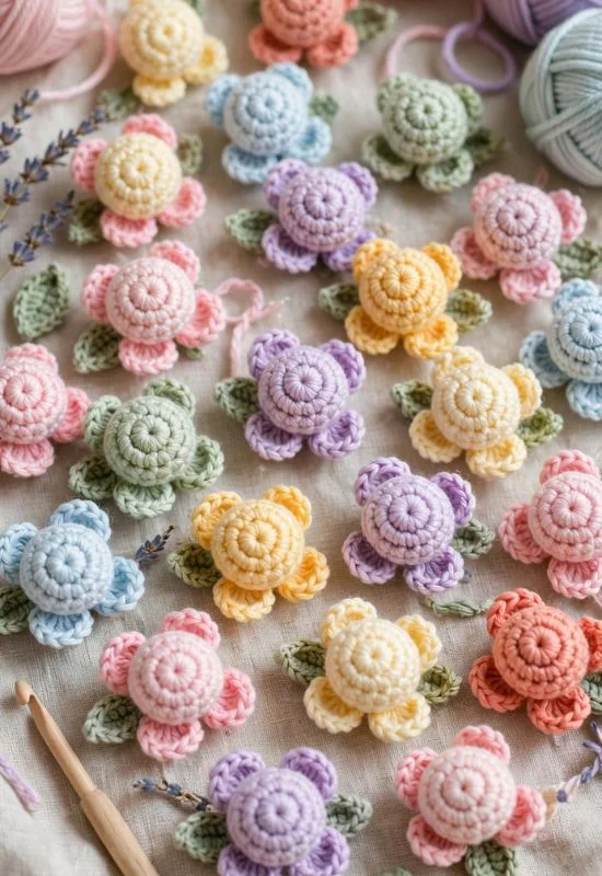 Mini Puff Flowers