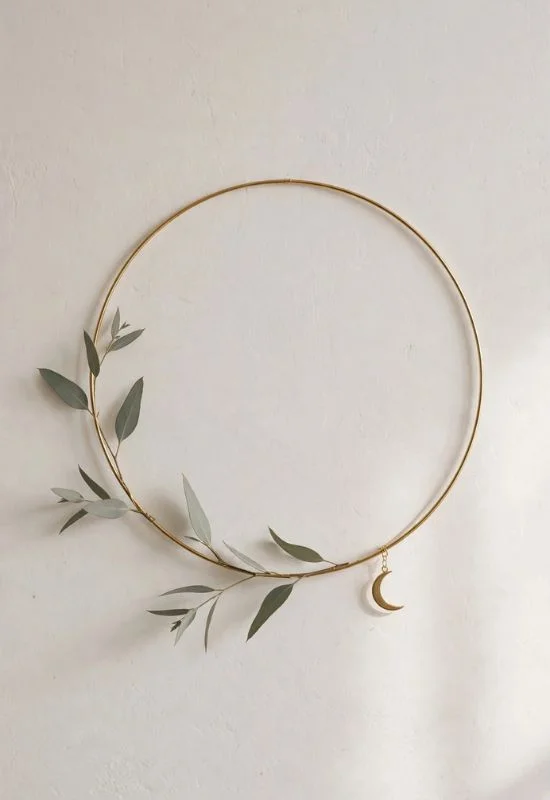 Minimalist Eid Wreath