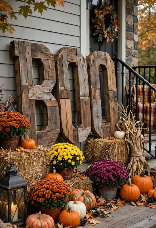 Oversized BOO Porch Sign