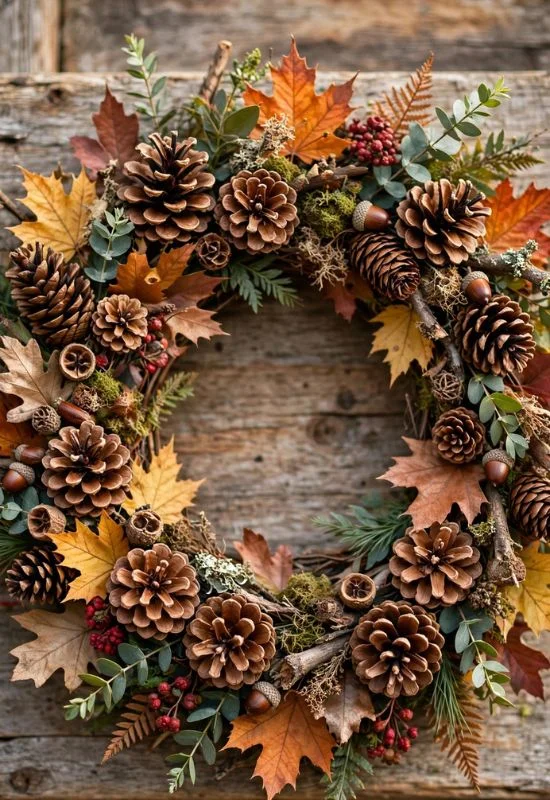 Pinecone Woodland Wreath