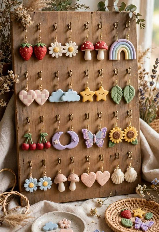 Polymer Clay Earrings