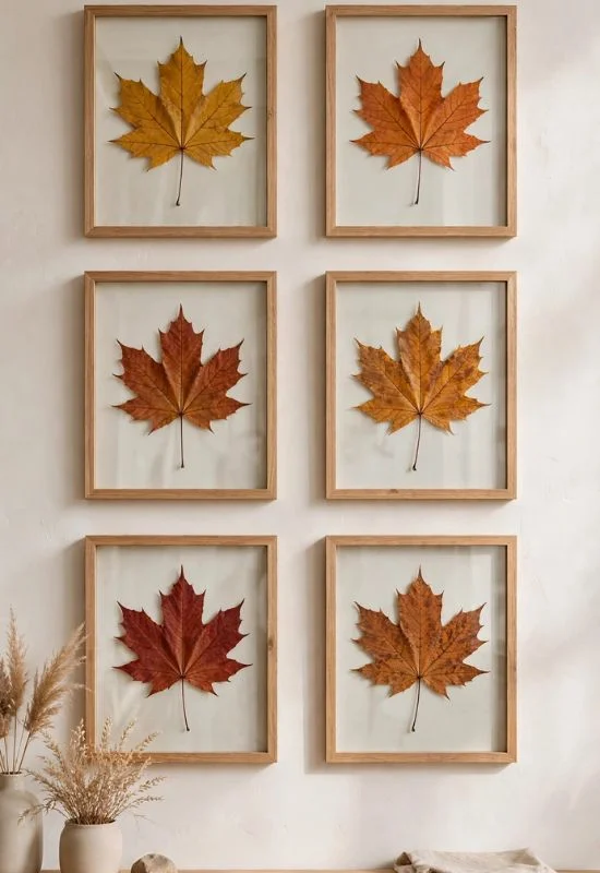 Pressed Leaf Wall Art