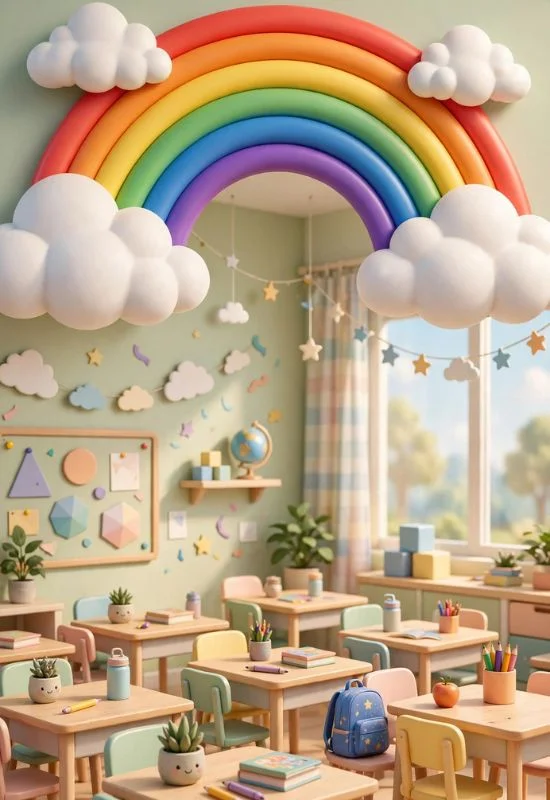 Rainbow Classroom Banner