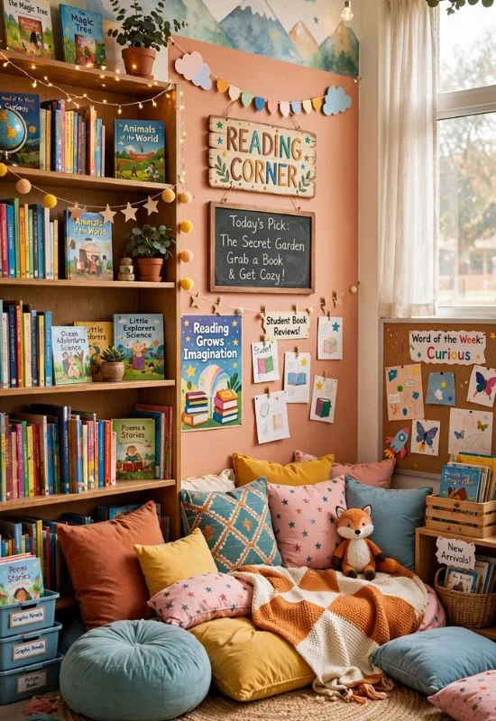 Reading Corner Makeover