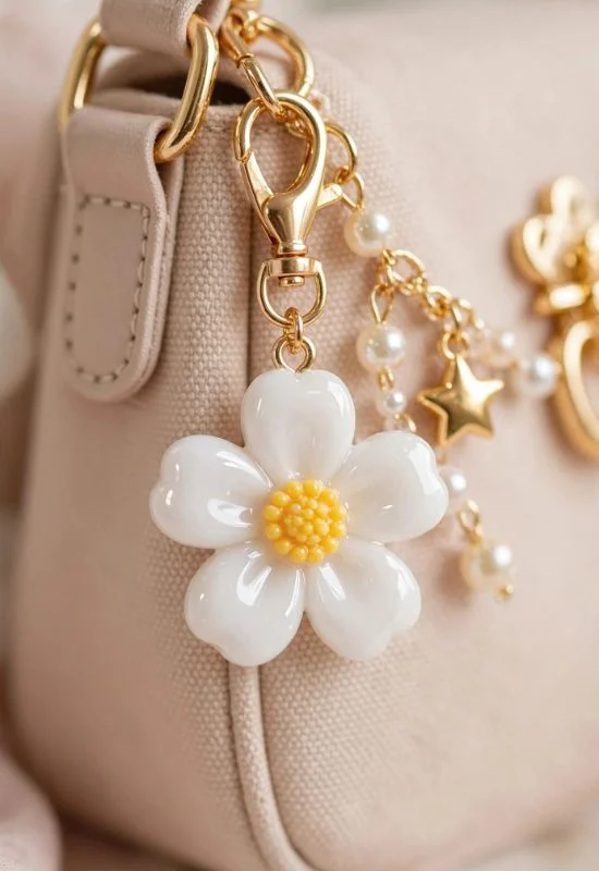 Resin Daisy Charm