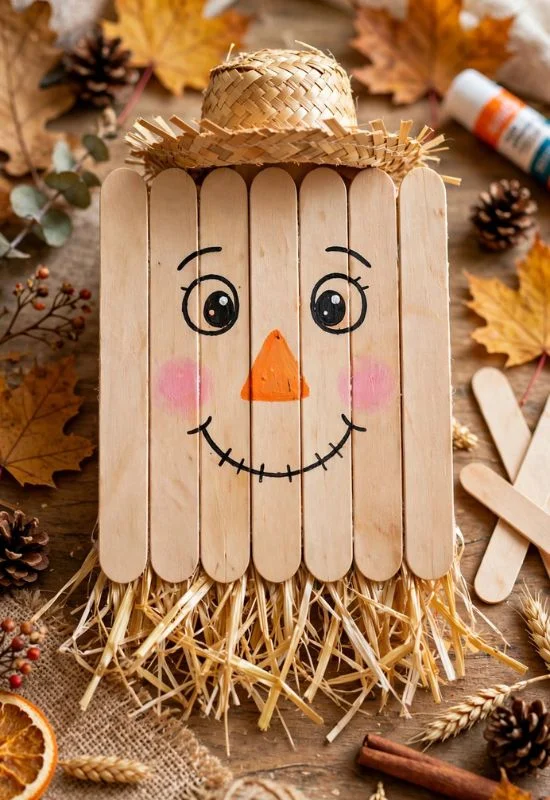 Scarecrow Popsicle Craft
