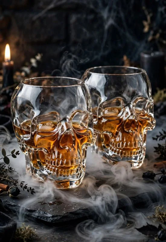 Skull Whiskey Glasses